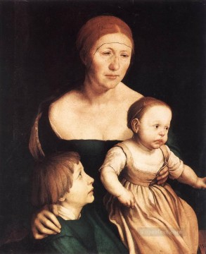  Familia Pintura al %C3%B3leo - La familia de artistas del Renacimiento Hans Holbein el Joven